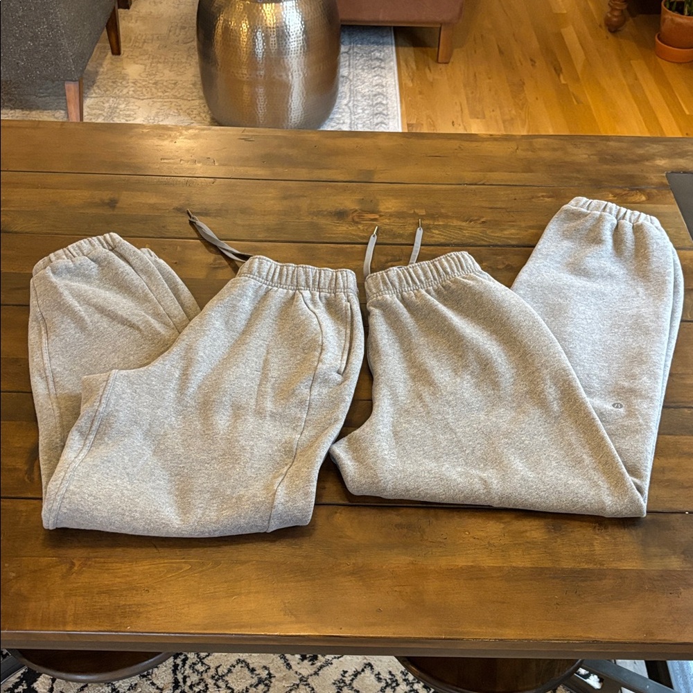 Lululemon Midrise oversized jogger Small TALL Heathered Grey Pants Current Style